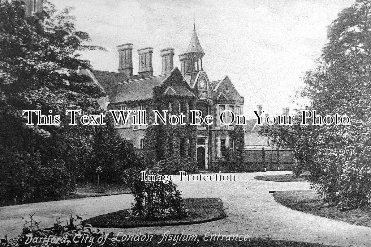 KE 6012 - Dartford City Of London Asylum Entrance, Kent c1906 – JB Archive