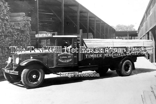 KE 6057 - W R Barton & Son Timber Merchant Lorry, Gravesend, Kent