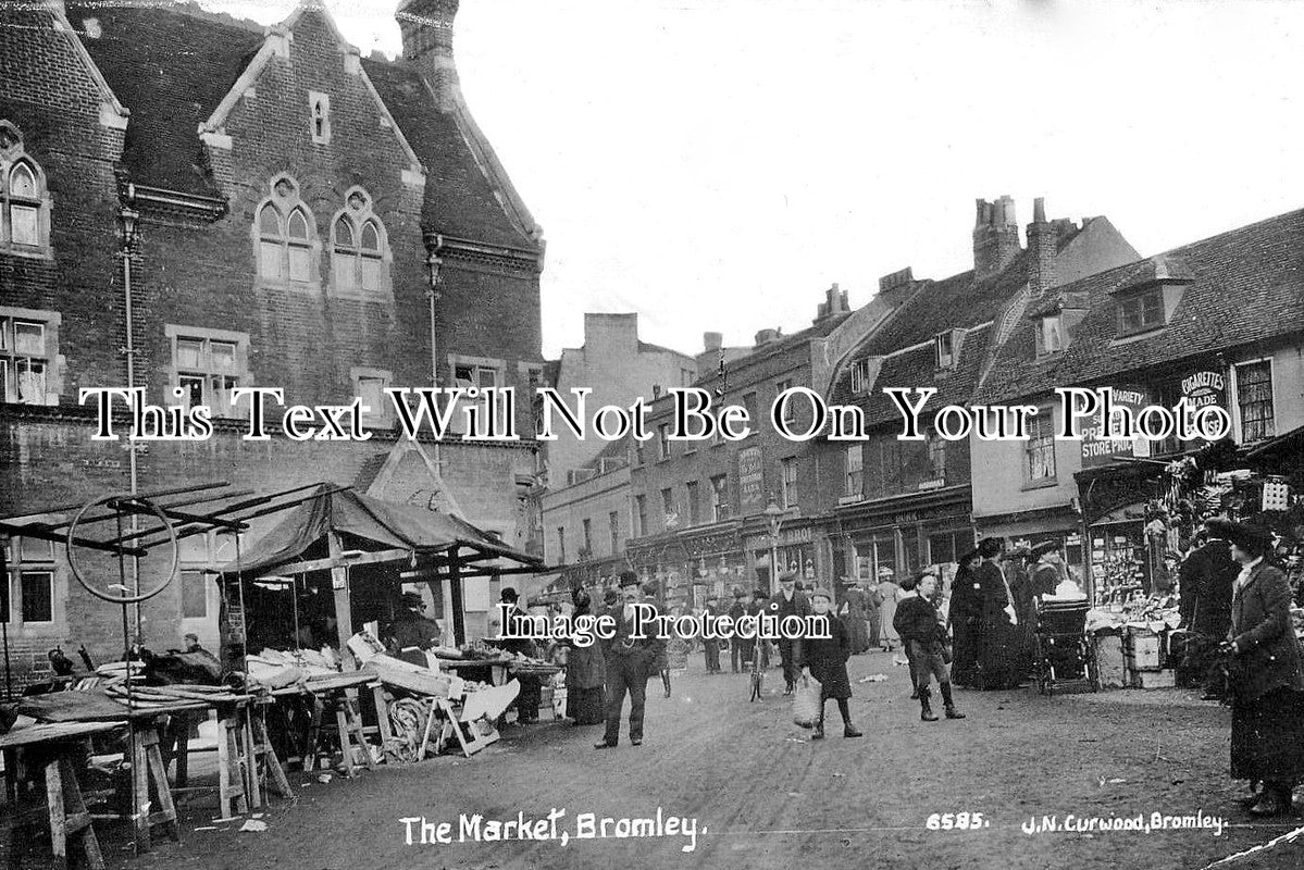 KE 6063 - The Market, Bromley, Kent c1912