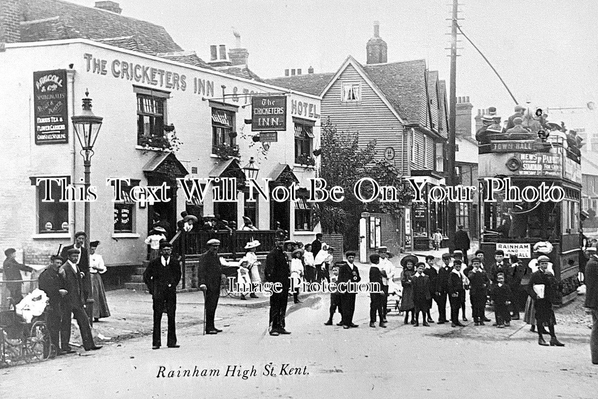 KE 6068 - The Cricketers Inn Pub, High Street, Rainham, Kent – JB Archive