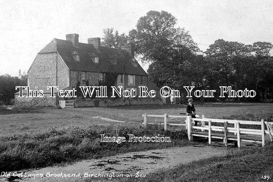 KE 61 - Old Cottages, Brooksend, Birchington On Sea, Kent c1914