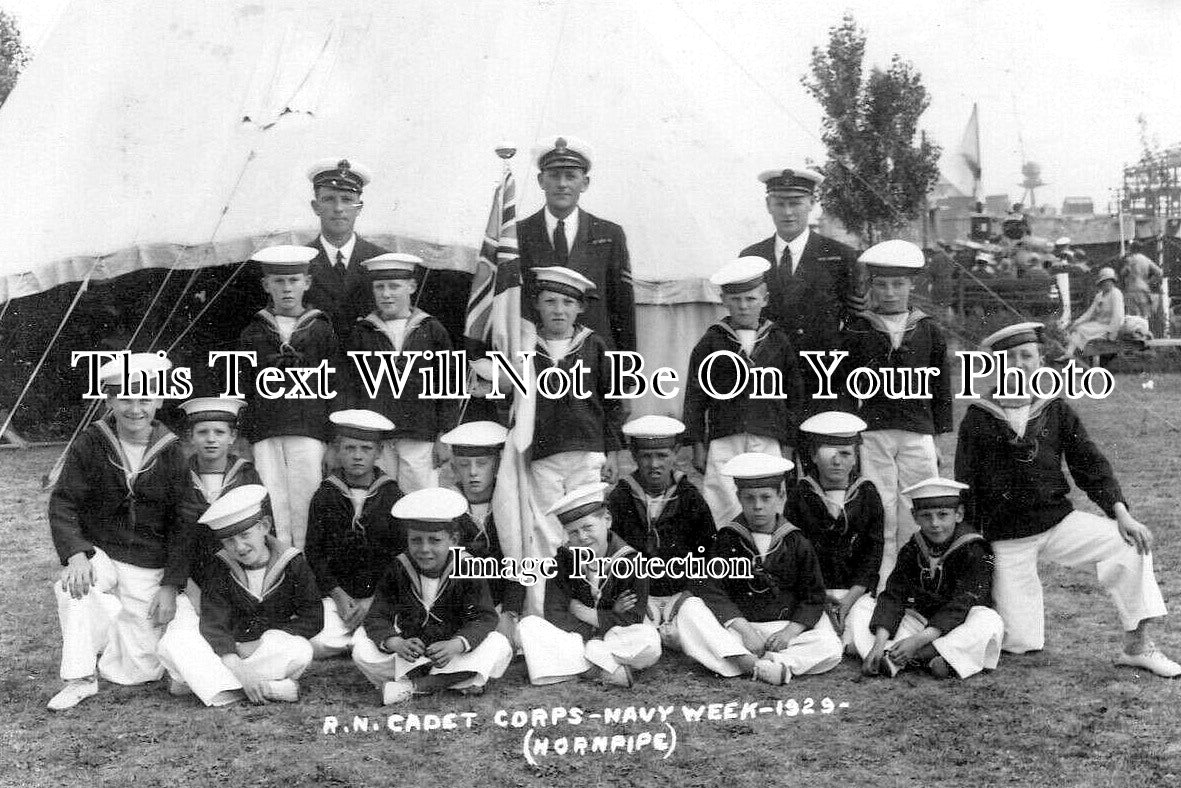 KE 6128 - Royal Navy Cadet Corps, Chatham, Kent c1929