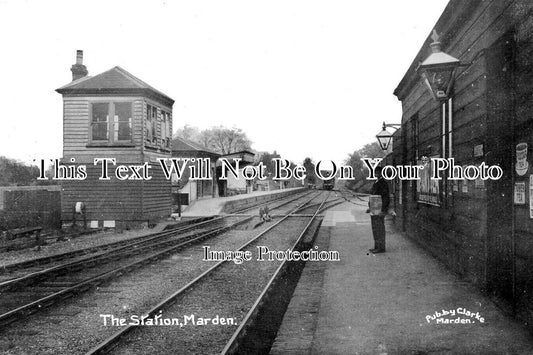 KE 6171 - Marden Railway Station, Kent c1911