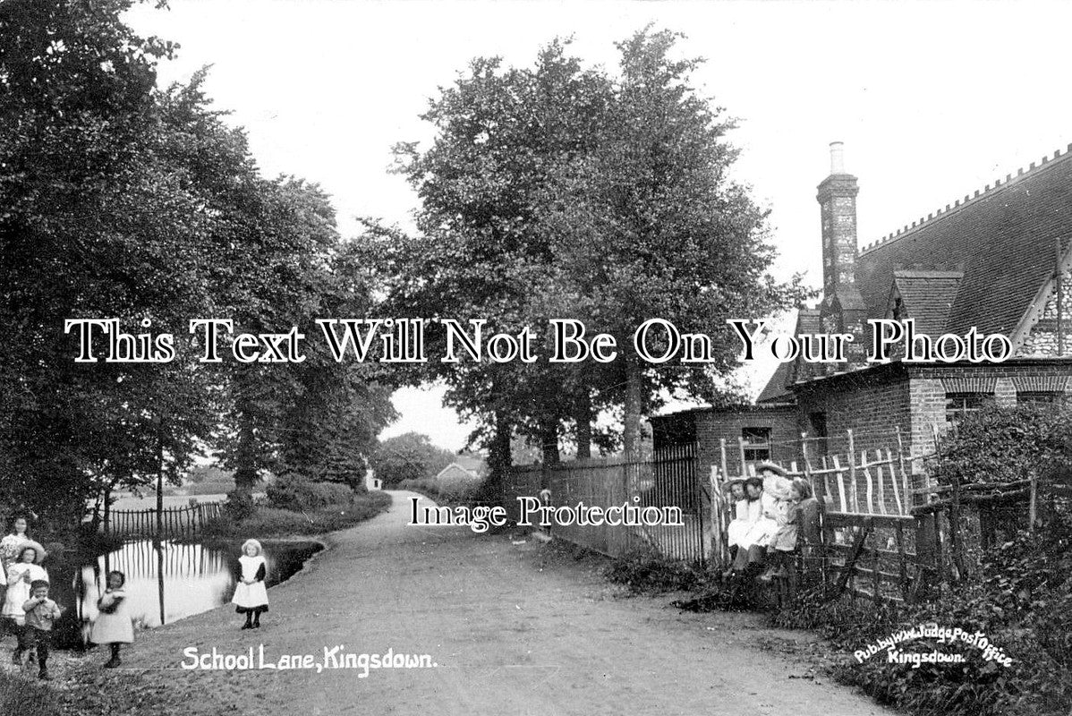 KE 6178 - School Lane, Kingsdown, Kent c1910