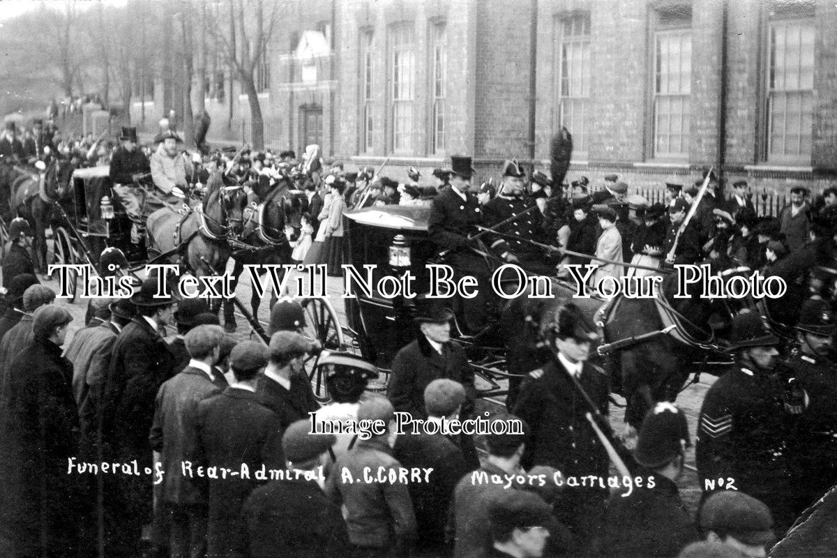 KE 618 - Funeral Of Rear Admiral A.C Corry, Chatham, Kent 1907
