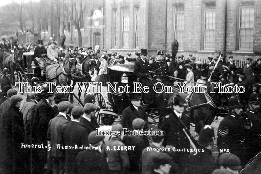 KE 618 - Funeral Of Rear Admiral A.C Corry, Chatham, Kent 1907