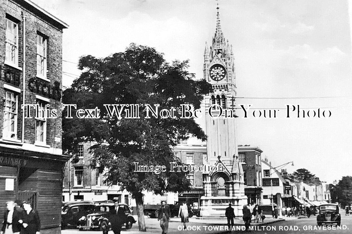 KE 6202 - Clock Tower & Milton Road, Gravesend, Kent