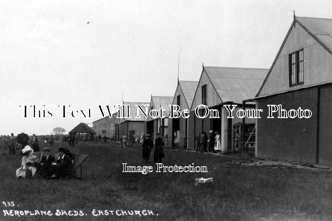 KE 660 - Aeroplane Sheds, Eastchurch, Kent c1912