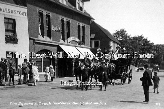 KE 674 - The Square & Coach, Birchington On Sea, Kent c1913