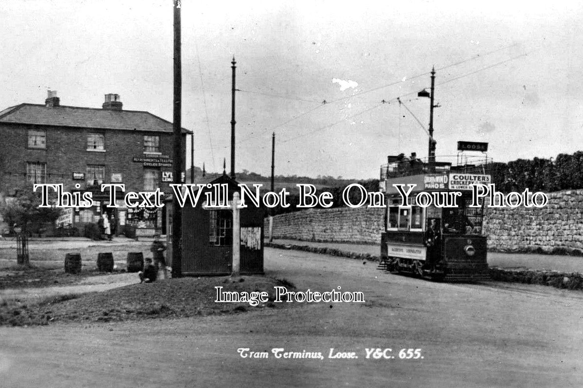 KE 677 - Tram Terminus, Loose, Maidstone, Kent