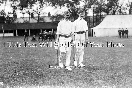 KE 70 - Gunpowder Cricket Match, Faversham, Kent 1912