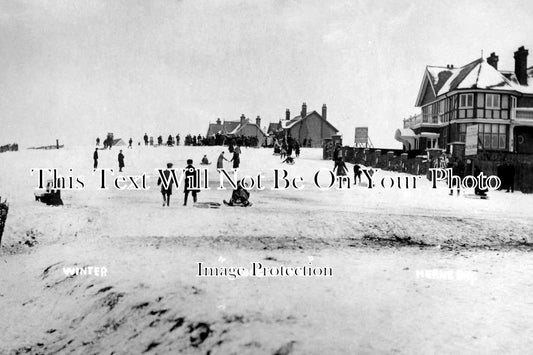 KE 71 - Children Tobogganing, Herne Bay, Kent c1907