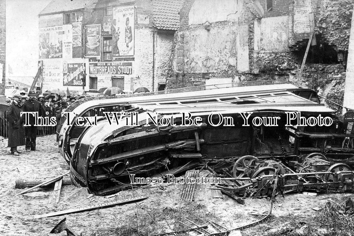 KE 715 - Tram Disaster, Ramsgate, Kent 1905