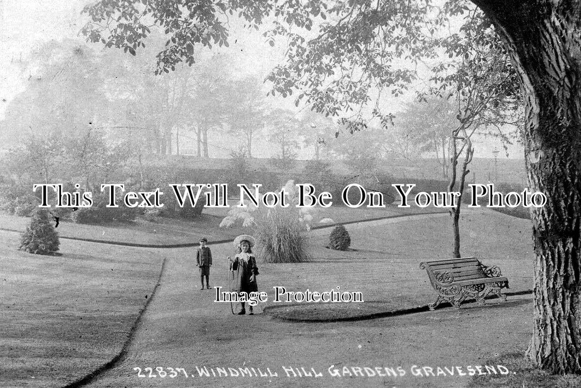 KE 720 - Windmill Hill Gardens, Gravesend, Kent c1911