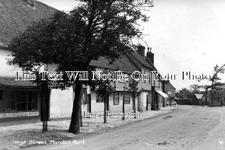 KE 758 - High Street, Marden, Kent c1910