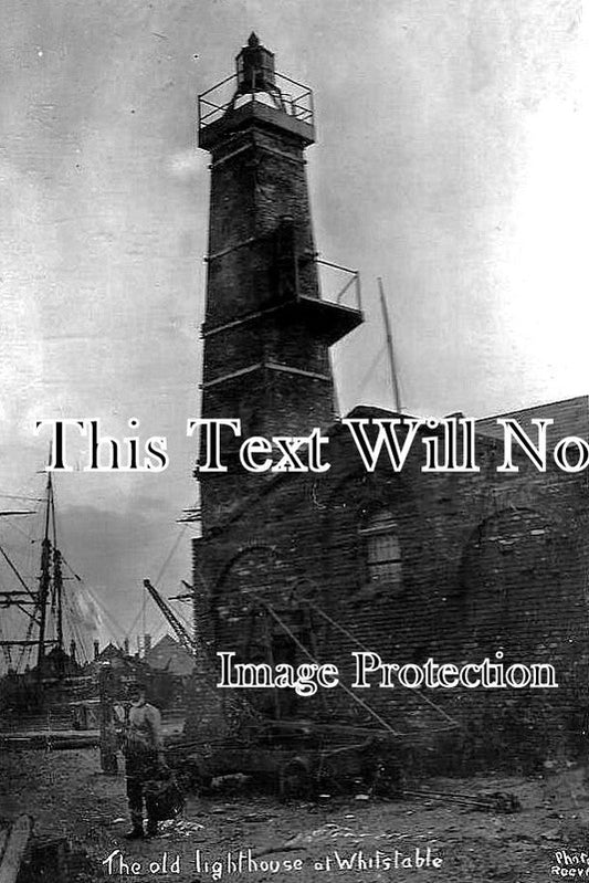 KE 762 - The Old Lighthouse, Whitstable, Kent c1917