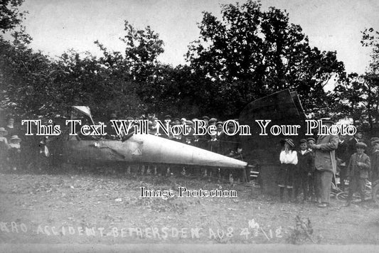 KE 83 - Aero Accident, Bethersden, Kent c1912