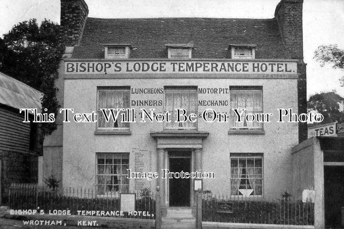 KE 848 - Bishops Lodge, Temperance Hotel, Wrotham, Kent c1905