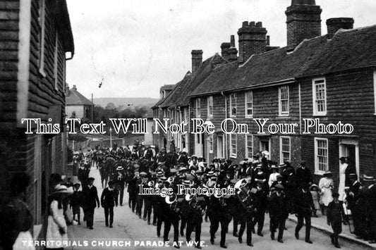 KE 916 - Territorial Church Parade, Wye, Kent c1922