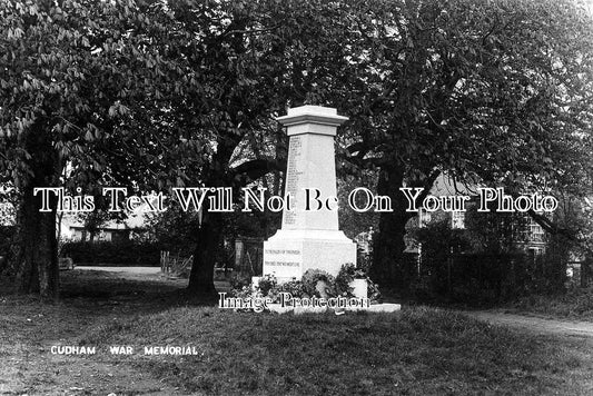 KE 925 - The War Memorial, Cudham, Kent