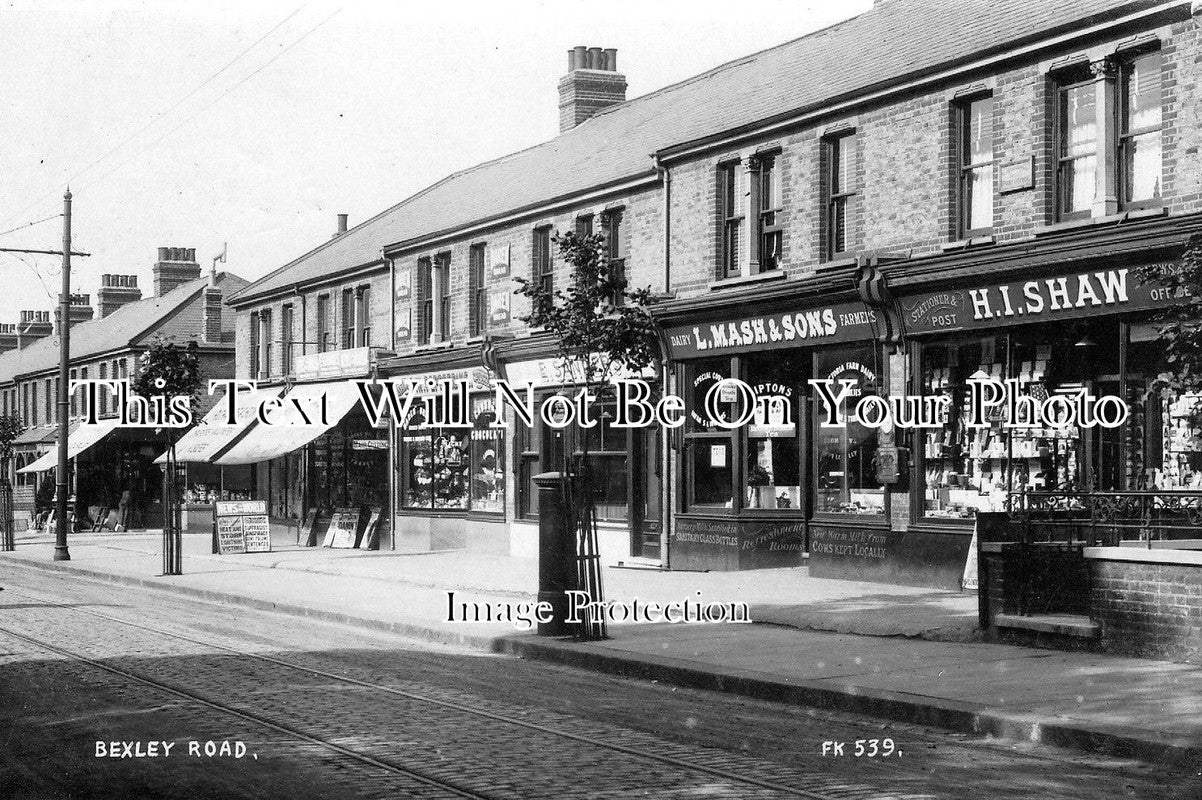 KE 955 - Bexley Road, Erith, Kent c1917