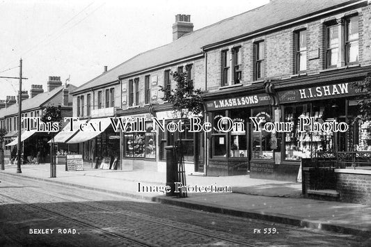 KE 955 - Bexley Road, Erith, Kent c1917