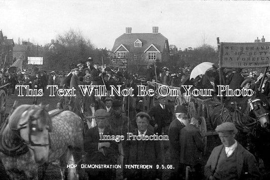 KE 957 - Tenterden Hop Demonstration, Kent c1908