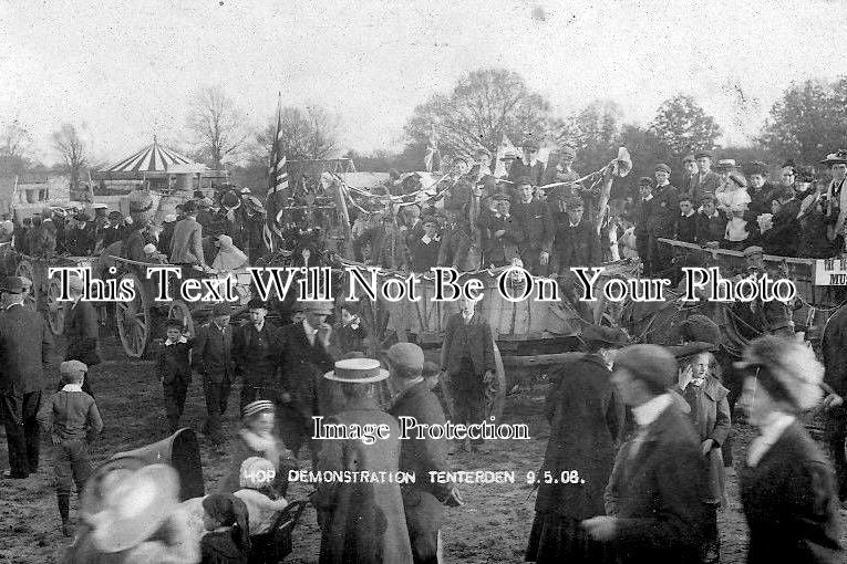 KE 958 - Tenterden Hop Demonstration, Kent c1908