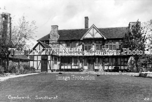 KE 997 - Cowbeach Country House, Sandhurst, Kent c1935