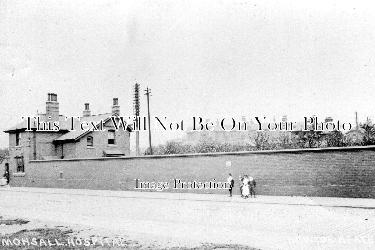 LA 1002 - Lodge, Monsall Fever Hospital, Newton Heath, Lancashire c1907