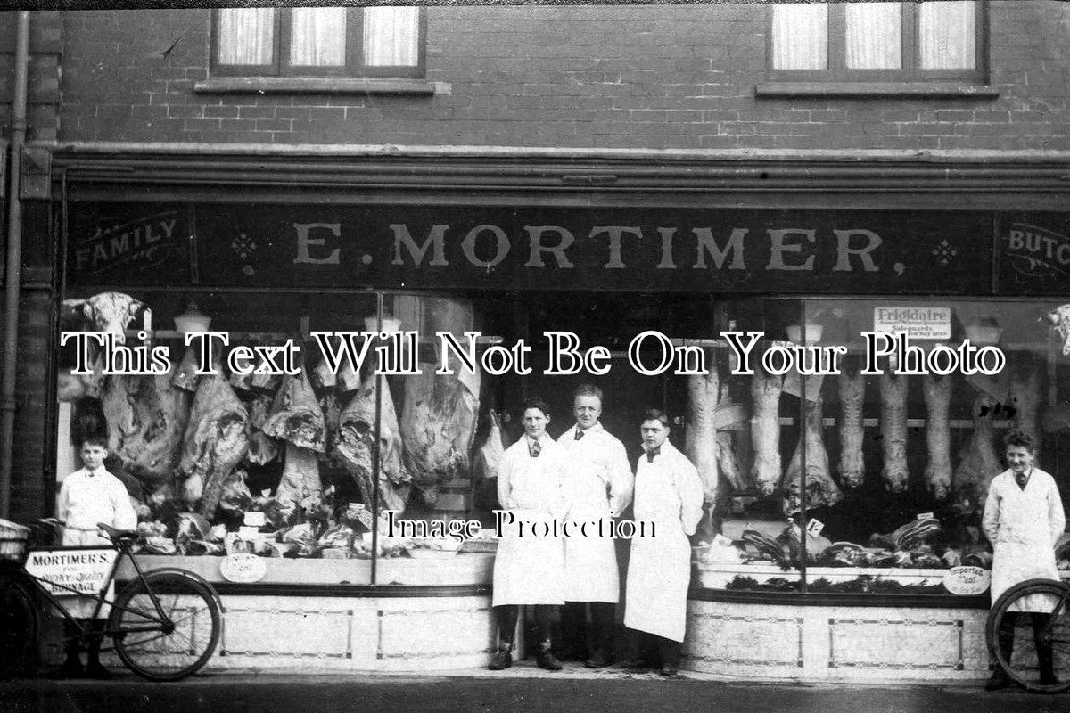 LA 1007 - E Mortimer Butchers Shop, Burnage, Manchester, Lancashire