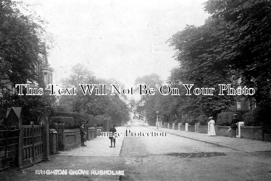 LA 1022 - Brighton Grove, Rusholme, Manchester, Lancashire c1912