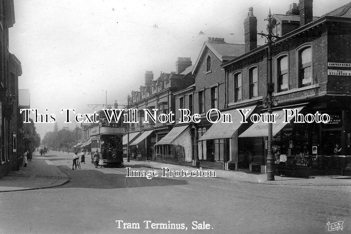 LA 1025 - Tram Terminus, Sale, Manchester, Lancashire