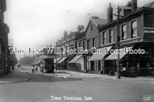 LA 1025 - Tram Terminus, Sale, Manchester, Lancashire