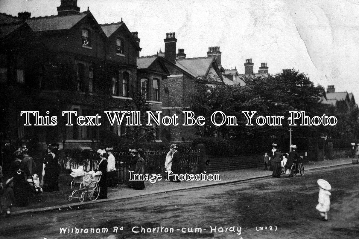 LA 1031 - Wilbraham Road, Chorlton Cum Hardy, Lancashire c1909