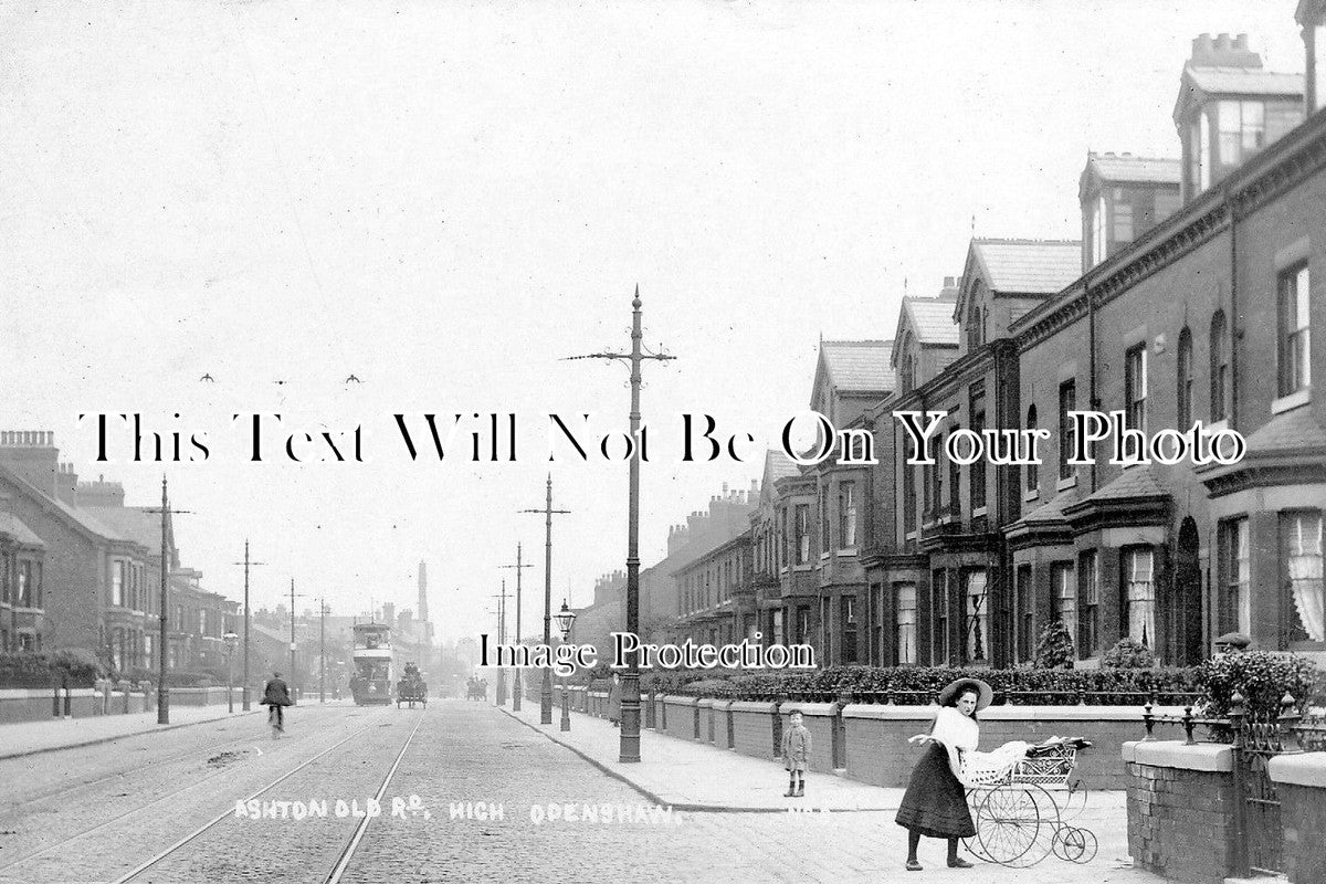 LA 1082 - Ashton Old Road, High Openshaw, Lancashire c1911