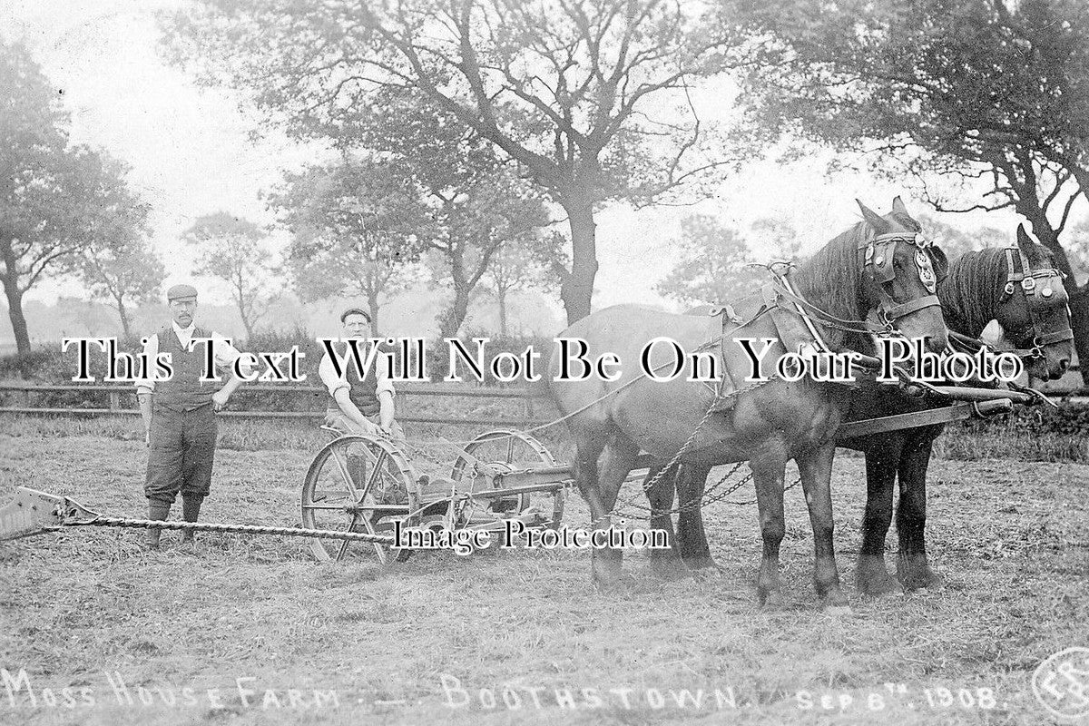 LA 1093 - Moss House Farm, Boothstown, Lancashire c1908