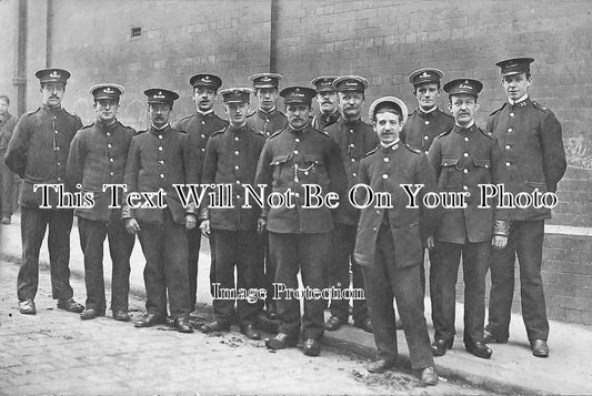 LA 1106 - Oldham Tram Crew, Lancashire c1910