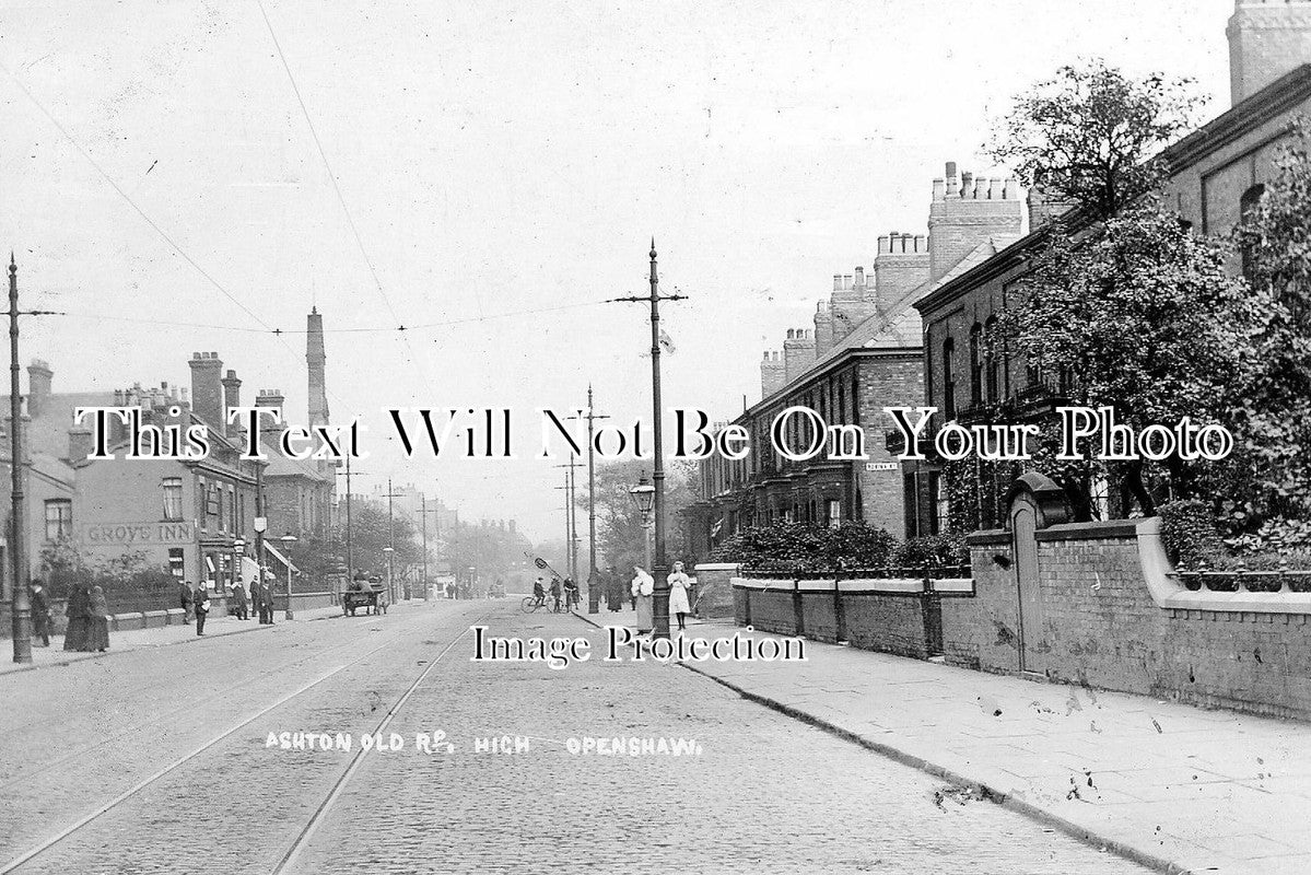 LA 1115 - Rosina Street, Ashton Old Road, High Openshaw, Lancashire c1910