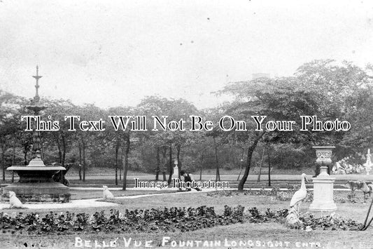 LA 1127 - Belle Vue Fountain, Longsight Entrance, Manchester, Lancashire c1911