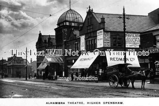 LA 1135 - Alhambra Theatre, Ashton Old Road, Higher Openshaw, Lancashire c1915