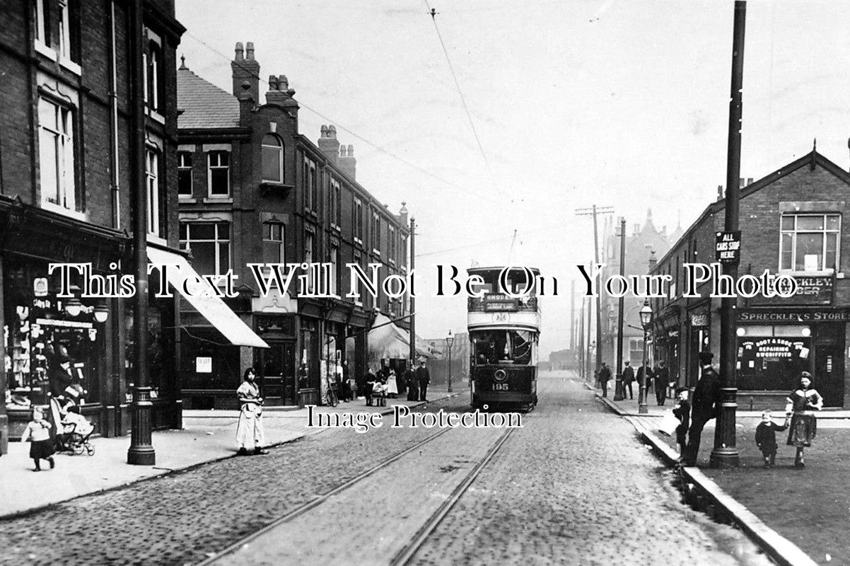 LA 1138 - 3rd Avenue, Old Trafford, Manchester, Lancashire c1916