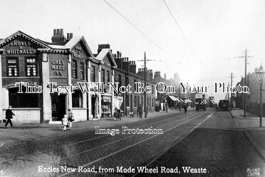 LA 1152 - The Grey Mare Inn, Eccles New Road, Weaste, Salford, Manchester, Lancashire c1905