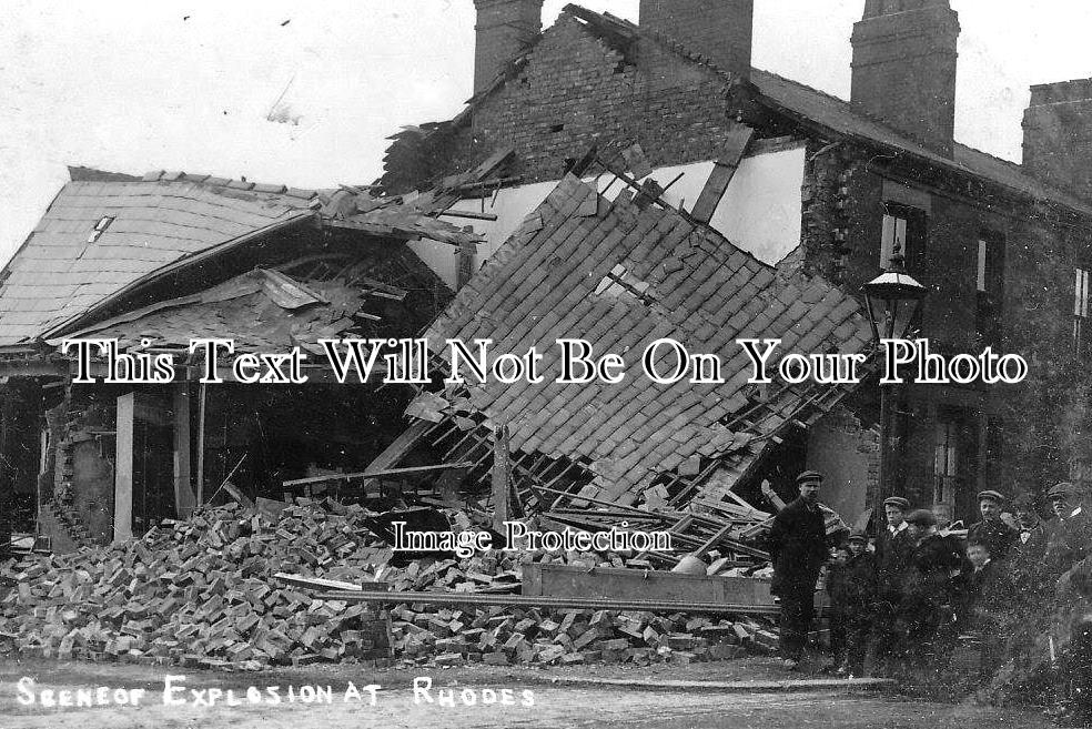 LA 1171 - Explosion At Rhodes Village Co-Op, Rochdale, Lancashire 1909