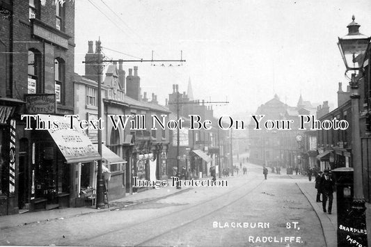 LA 1172 - Blackburn Street, Radcliffe, Lancashire c1912