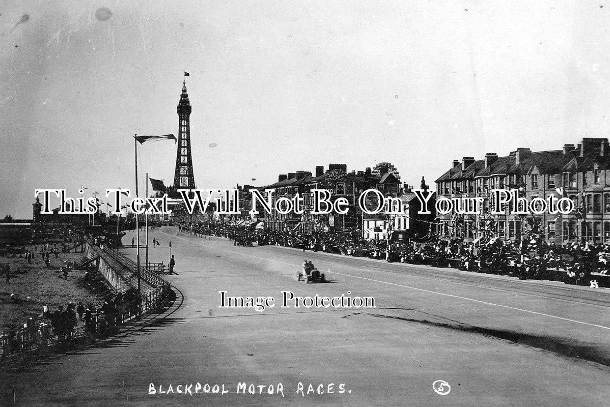 LA 1175 - Blackpool Motor Races, Lancashire