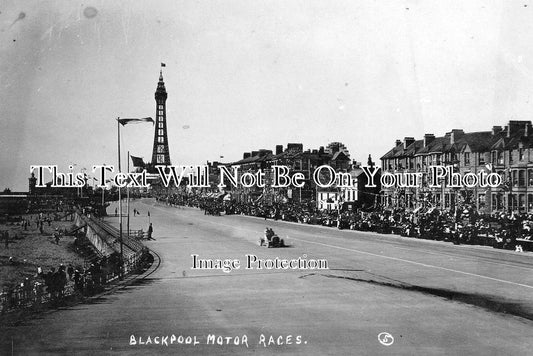 LA 1175 - Blackpool Motor Races, Lancashire