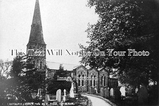 LA 1184 - Chatburn Church, Clitheroe, Lancashire c1925