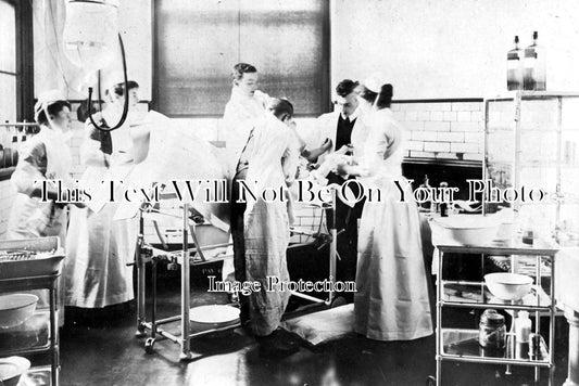 LA 1192 - Operating Theatre, Withington Hospital, Manchester, Lancashire c1905