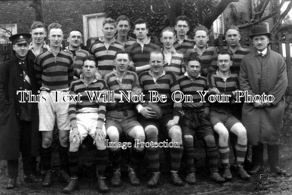 LA 1204 - Rusholme Rugby Team, Lancashire